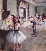 Edgar Degas The Dance Class France oil painting artist